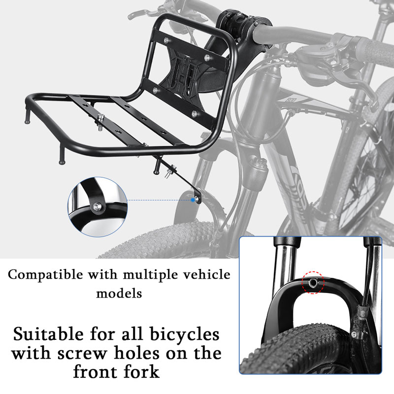 自転車フロントラックアルミ合金多機能自転車フロントラックMT - Cycling Gear Organizer のレビューと価格