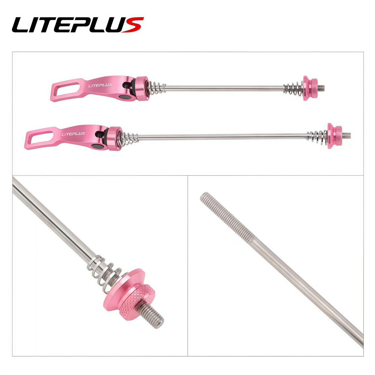 LITEPLUS アルミ製バイククイックリリーススキュワーセ - Quick Release Skewer のレビューと価格