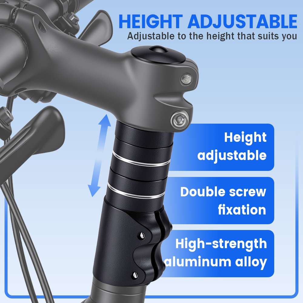 バイクステムフォークエクステンダーハンドルバー高さ延長ライザ - Bike Stem Riser のレビューと価格