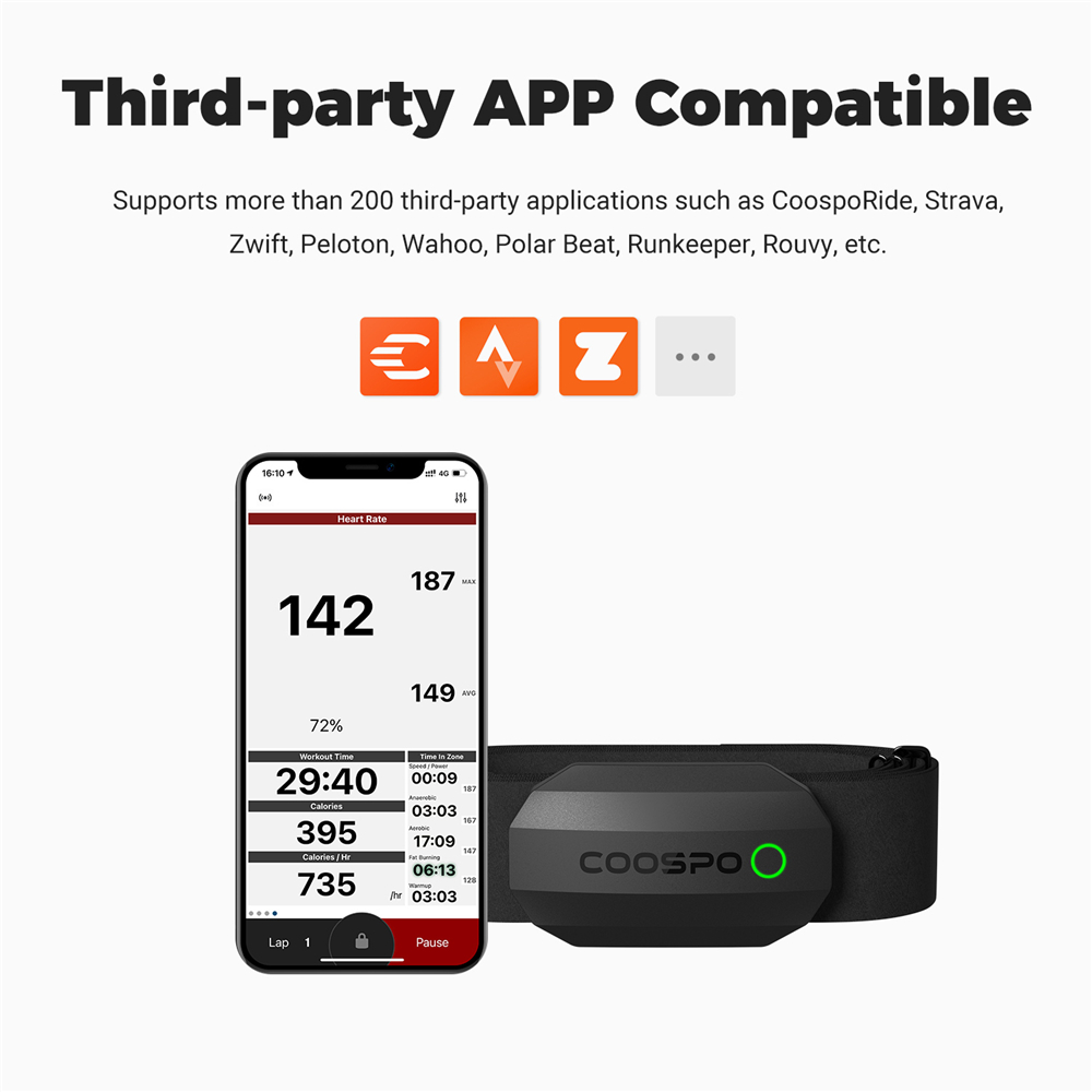 心拍数センサーCOOSPO-H808S,デュアルモード,AN - Cycling Heart Rate Monitor のレビューと価格